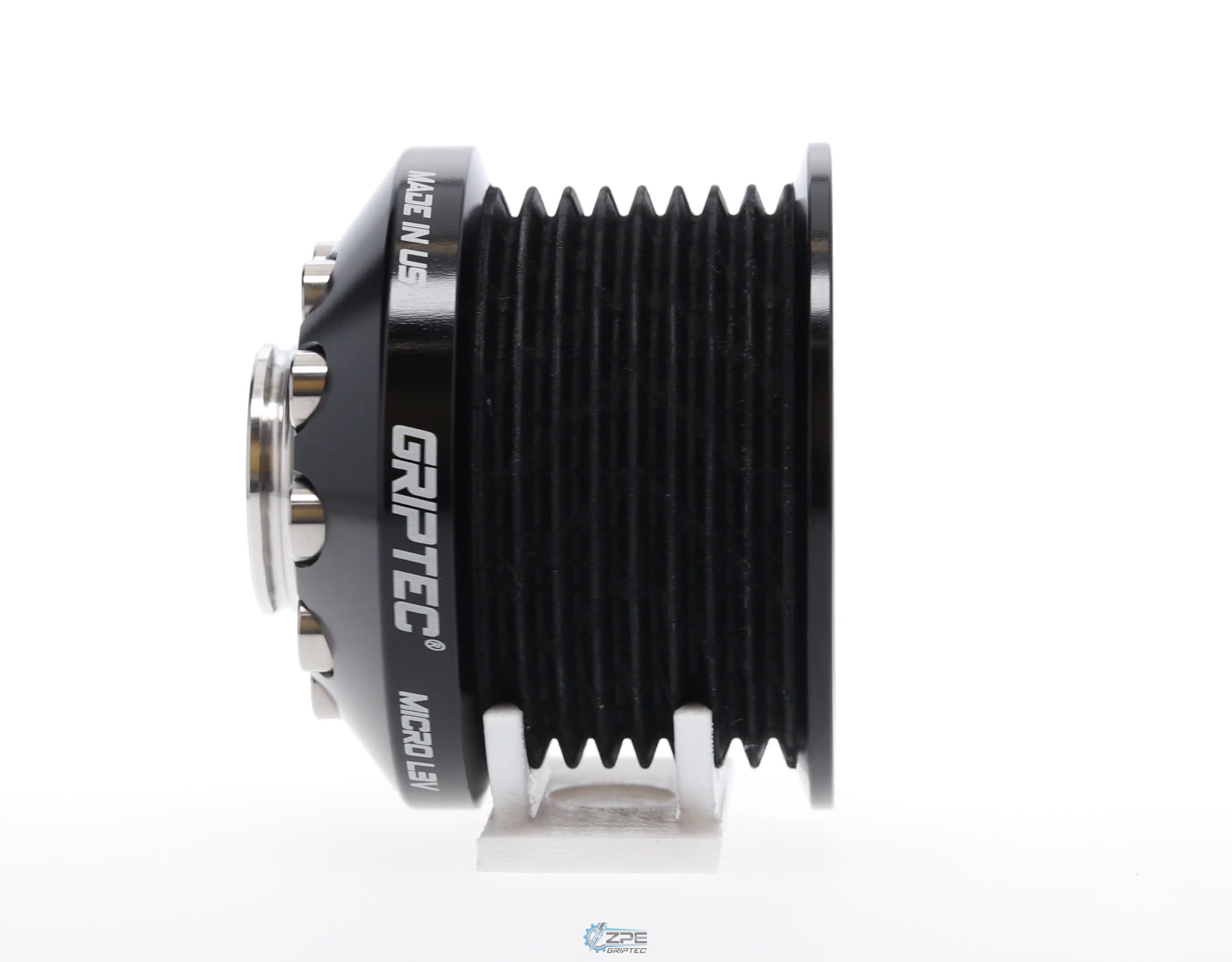 2.25" 8 Rib ZPE GripTec® 2pc MKII LT4 L3V Black Pulley & Hub Kit